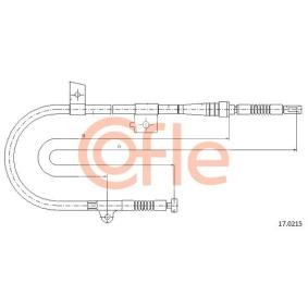 Handbremsseil 17.0215 von COFLE günstig für 18,04 € online kaufen