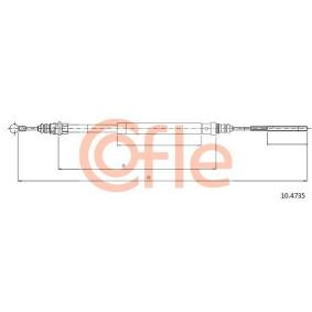 Handbremsseil 10.4735 von COFLE günstig für 24,64 € online kaufen