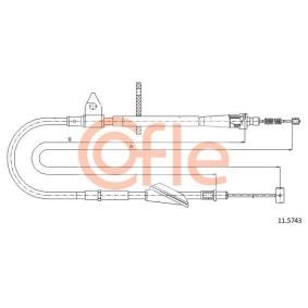 Handbremsseil 11.5743 von COFLE günstig für 20,91 € online kaufen