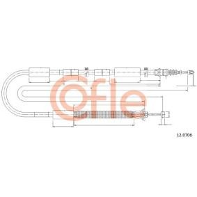 Handbremsseil 12.0706 von COFLE günstig für 23,94 € online kaufen