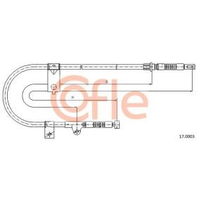 Handbremsseil 17.0003 von COFLE günstig für 18,49 € online kaufen