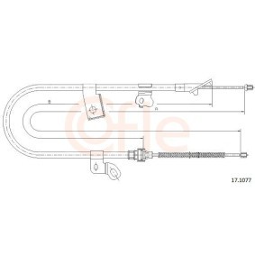 Acquista Cavo freno a mano da COFLE 17.1077 a buon mercato per soli 15,16 €