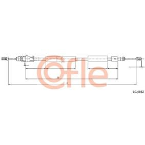 Handbremsseil 10.4662 von COFLE günstig für 19,12 € online kaufen