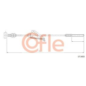 Compre Cable de freno de mano de COFLE online para COROLLA (ZZE12_, NDE12_, ZDE12_) a precios moderados