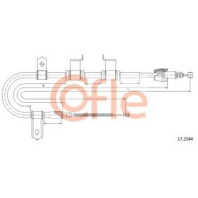 Handbremsseil 17.2544 von COFLE günstig für 35,55 € online kaufen