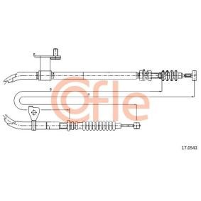 Handbremsseil 17.0543 von COFLE günstig für 23,19 € online kaufen