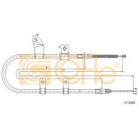 Handbremsseil 17.3504 von COFLE günstig für 18,64 € online kaufen