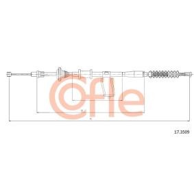 Handbremsseil 17.3509 von COFLE günstig für 25,55 € online kaufen