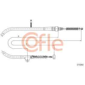 Handbremsseil 17.0202 von COFLE günstig für 20,48 € online kaufen