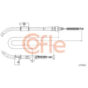 Handbremsseil 17.0333 von COFLE günstig für 25,14 € online kaufen