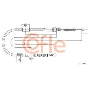 Handbremsseil 17.0337 von COFLE günstig für 19,60 € online kaufen