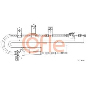 Handbremsseil 17.6020 von COFLE günstig für 31,80 € online kaufen