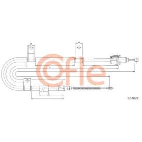 Handbremsseil 17.6022 von COFLE günstig für 34,49 € online kaufen