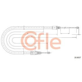 Handbremsseil 10.6037 von COFLE günstig für 21,76 € online kaufen
