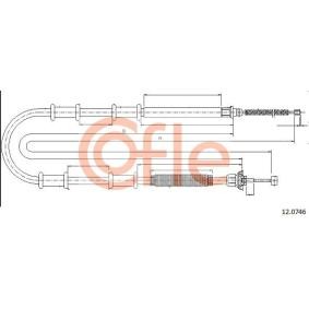 Handbremsseil 12.0746 von COFLE günstig für 21,10 € online kaufen