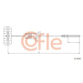 Handbremsseil 17.3510 von COFLE günstig für 19,96 € online kaufen