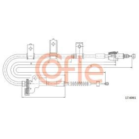 Handbremsseil 17.6061 von COFLE günstig für 42,77 € online kaufen