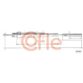 Handbremsseil 10.853 von COFLE günstig für 19,03 € online kaufen
