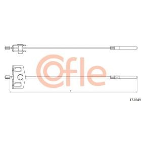 Handbremsseil 17.0349 von COFLE günstig für 17,35 € online kaufen