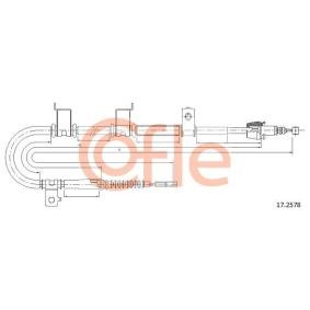 Handbremsseil 17.2578 von COFLE günstig für 32,48 € online kaufen