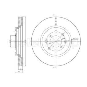 Compre Disco de travão da METELLI 23-1257C a um preço baixo por 39,29 €