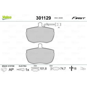 Bremsbeläge 301129 von VALEO günstig für 25,54 € online kaufen
