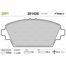 Bremsbeläge 301436 von VALEO günstig für 24,38 € online kaufen