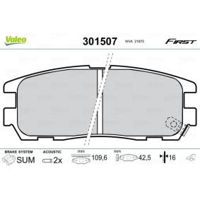 Compre Pastilhas de travão da VALEO 301507 a um preço baixo por 19,69 €