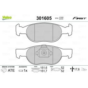 Bremsbeläge 301605 von VALEO günstig für 22,58 € online kaufen