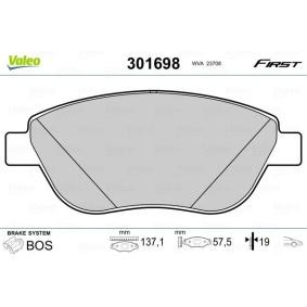 Bremsbeläge 301698 von VALEO günstig für 25,89 € online kaufen