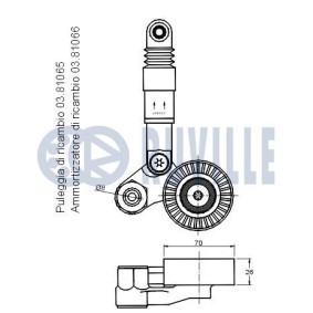 Traggelenk für PEUGEOT von RUVILLE