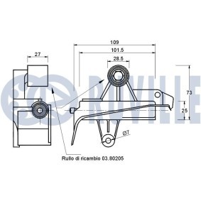 Umlenk- / Führungsrolle, Keilrippenriemen 55637 von RUVILLE günstig für 36,56 € online kaufen