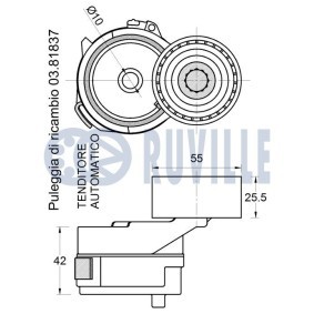 Rollensatz, Zahnriemen 5603651 von RUVILLE günstig für 54,21 € online kaufen