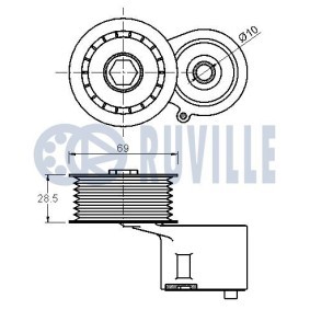 Radlagersatz 6645 von RUVILLE günstig für 70,87 € online kaufen