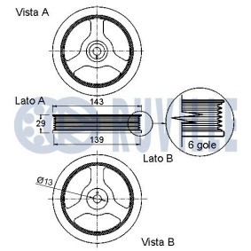 Riemenscheibe, Kurbelwelle 515906 von RUVILLE günstig für 90,60 € online kaufen