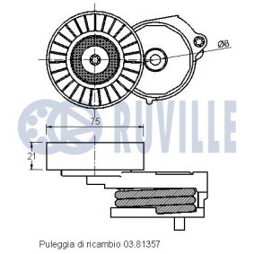 Wasserpumpe für ROLLS-ROYCE von RUVILLE