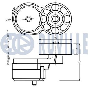 Radlagersatz für SKODA von RUVILLE