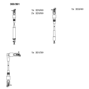 Acquista Kit cavi candele da BREMI 300/337 a buon mercato per soli 16,95 €
