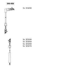 Zündleitungssatz 300/436 von BREMI günstig für 33,83 € online kaufen