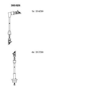 Zündleitungssatz 300/826 von BREMI günstig für 33,96 € online kaufen