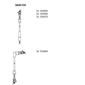 Zündleitungssatz 3A00/153 von BREMI günstig für 21,56 € online kaufen