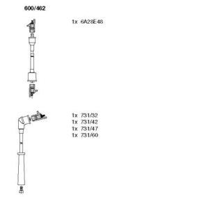 Zündleitungssatz 600/462 von BREMI günstig für 42,69 € online kaufen