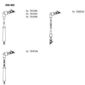 Zündleitungssatz 600/483 von BREMI günstig für 41,22 € online kaufen