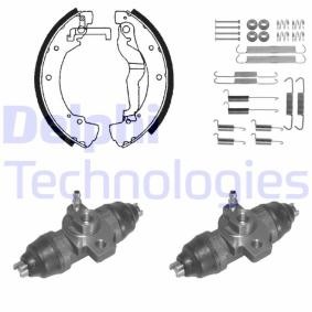 Achetez des Kit freins à tambours de chez DELPHI en ligne pour Transporter T4 Minibus (70B, 70C, 7DB, 7DK, 70J, 70K, 7DC, 7DJ) à prix modérés