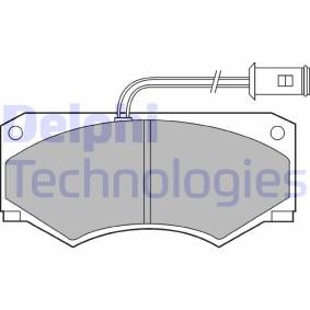 Achetez des Plaquettes de frein DELPHI LP584 à prix pour 29,23 €