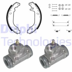 Achetez des Kit de freins, freins à tambours DELPHI KP829 à prix pour 64,02 €