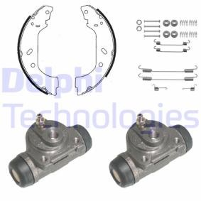 Achetez des Kit de freins, freins à tambours DELPHI KP906 à prix pour 78,25 €