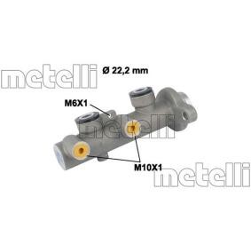 Hauptbremszylinder 05-0654 von METELLI günstig für 59,06 € online kaufen