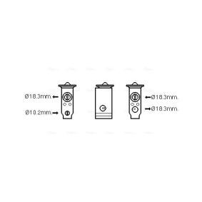 Compre Válvula de expansão do ar condicionado de AVA COOLING SYSTEMS online para LX (UZJ100) a preços moderados