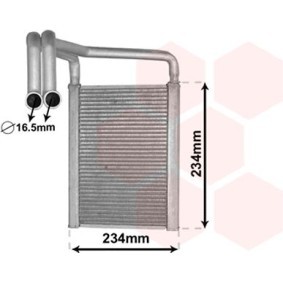 Achetez des Radiateur de chauffage VAN WEZEL 83006259 à prix pour 63,60 €